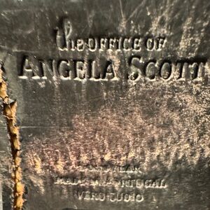The Office of Angela Scott Black Ankle Boots
